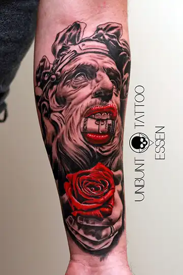 tato-studio,sokrates tattoo, potrait tattoo, porträt tattoo